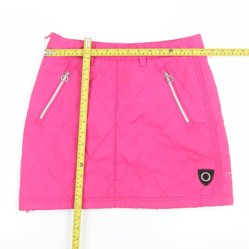 Rohnisch Womens Pink Quilted Short Sports Skirt Size 10