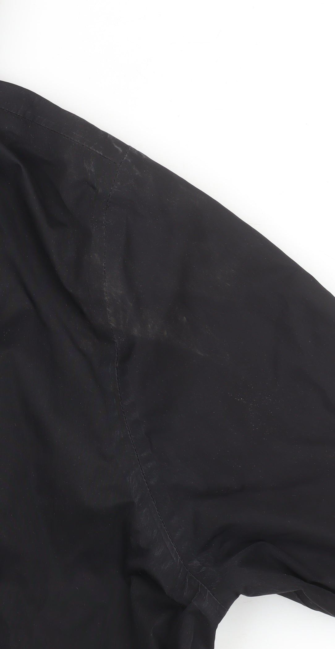 F&F Women’s Black Hooded Belted Parka Coat Size 8