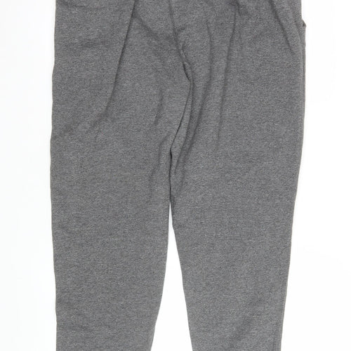 SoulCal & Co Men's Grey Jogger Trousers Size 16 Elastic Waist Fleece
