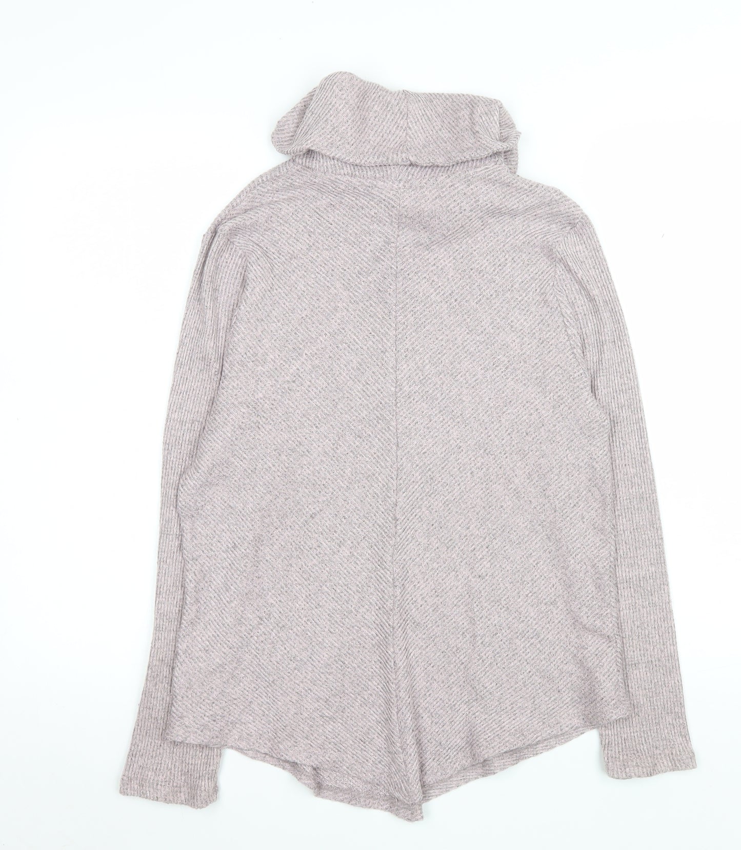 No Frills Los Angeles Women’s Beige Roll Neck Knit Top Size M