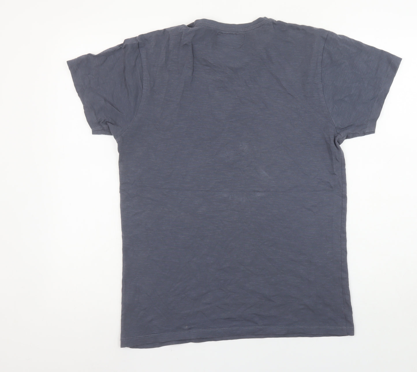 Farrell Men's Blue Crew Neck Graphic Print T-Shirt Size S