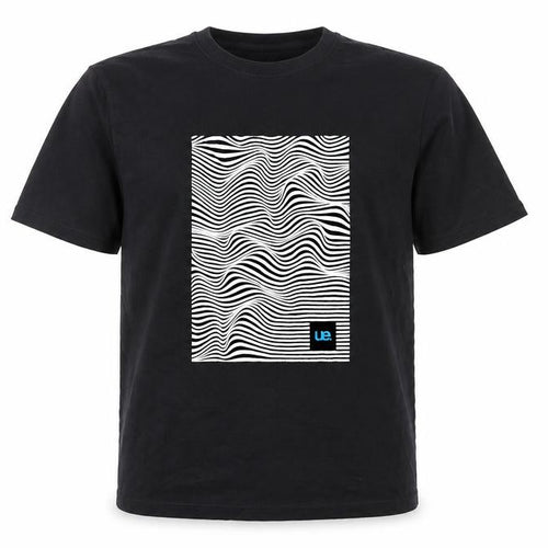 Unearthed Men’s Black Graphic Art Print Crew Neck T-Shirt L