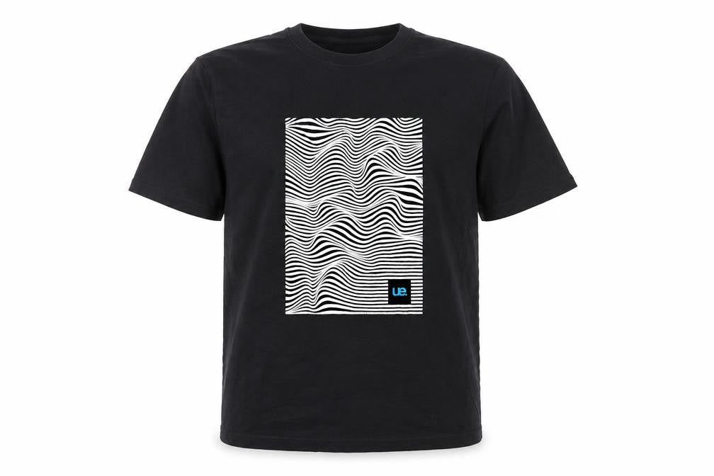 Unearthed Men’s Black Graphic Art Print Crew Neck T-Shirt L