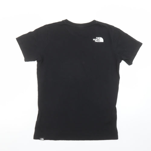 The North Face Boys Black XL T-Shirt Short Sleeve Cotton Outdoor Logo Tee