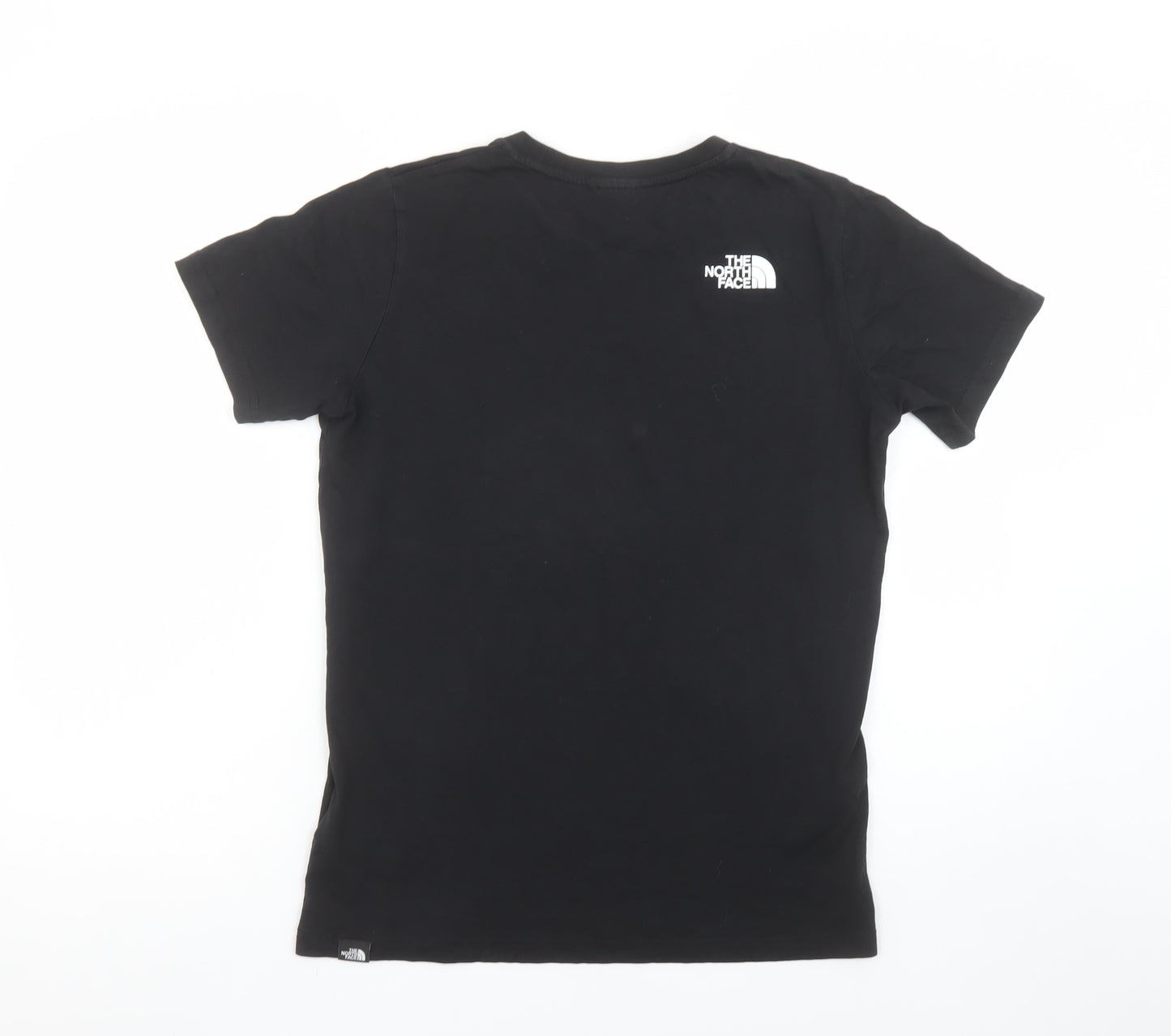 The North Face Boys Black XL T-Shirt Short Sleeve Cotton Outdoor Logo Tee
