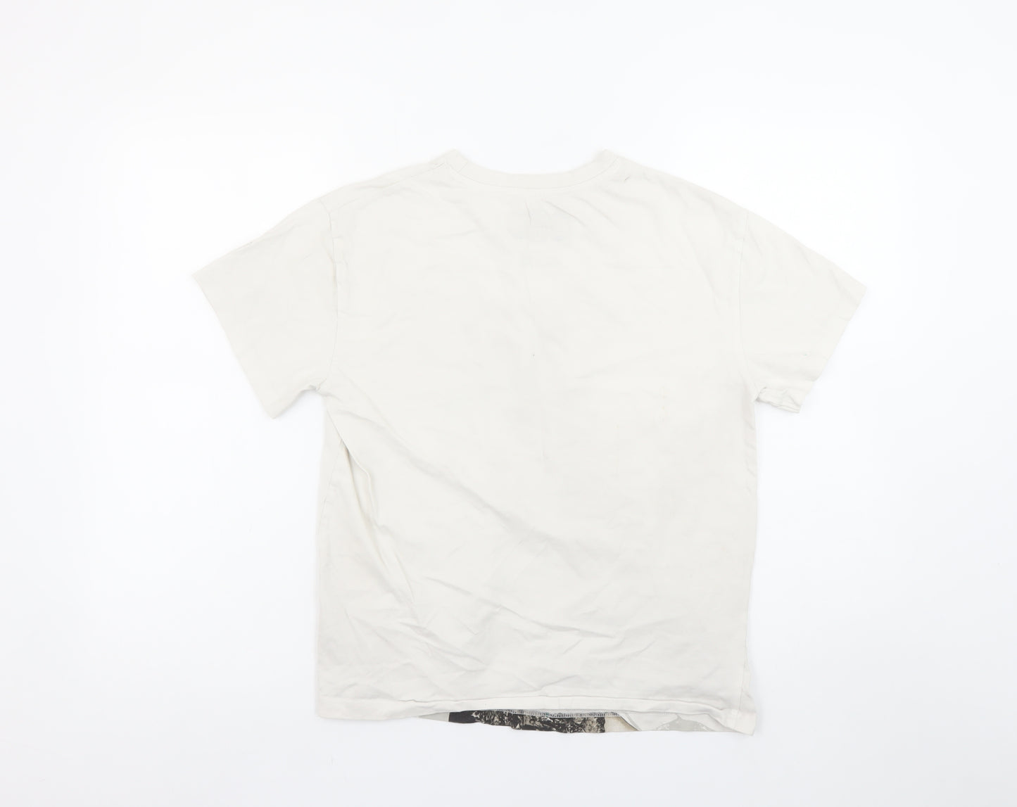 Primark Girls Beige Beetlejuice Graphic T-Shirt 12-13 Years 158cm