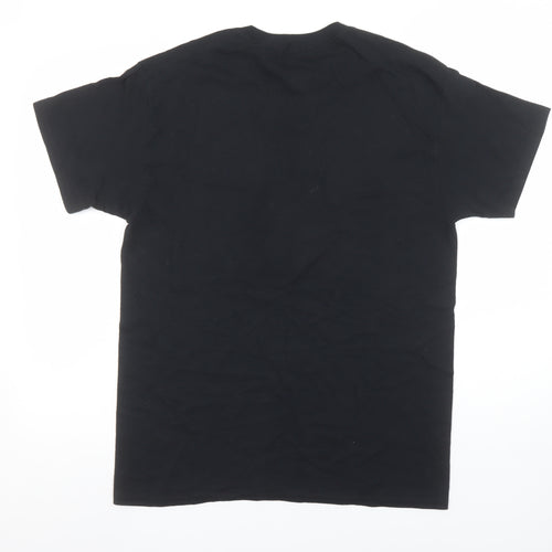 Daisy Street Women's Black Graphic Cotton T-Shirt Size S