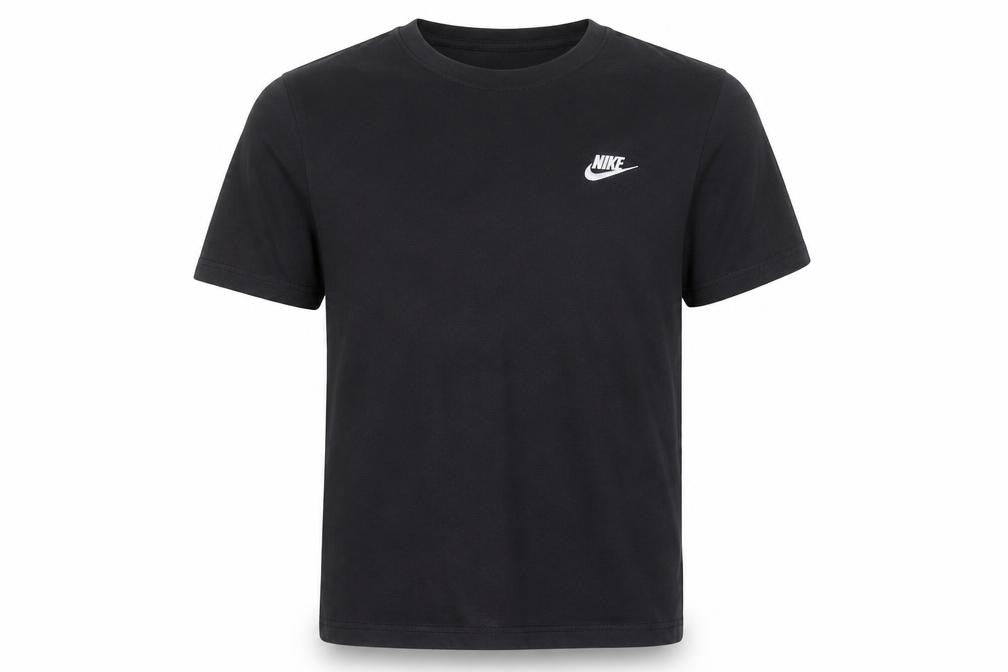 Nike Men's Black Athletic Fit Crew Neck T-Shirt Size L