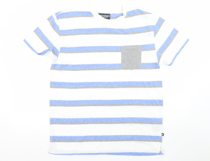 HSD Kirra Australia Men's Multicoloured Striped Crew Neck T-Shirt Medium