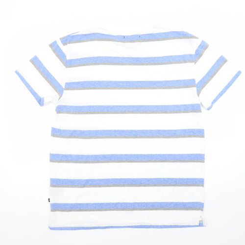 HSD Kirra Australia Men's Multicoloured Striped Crew Neck T-Shirt Medium