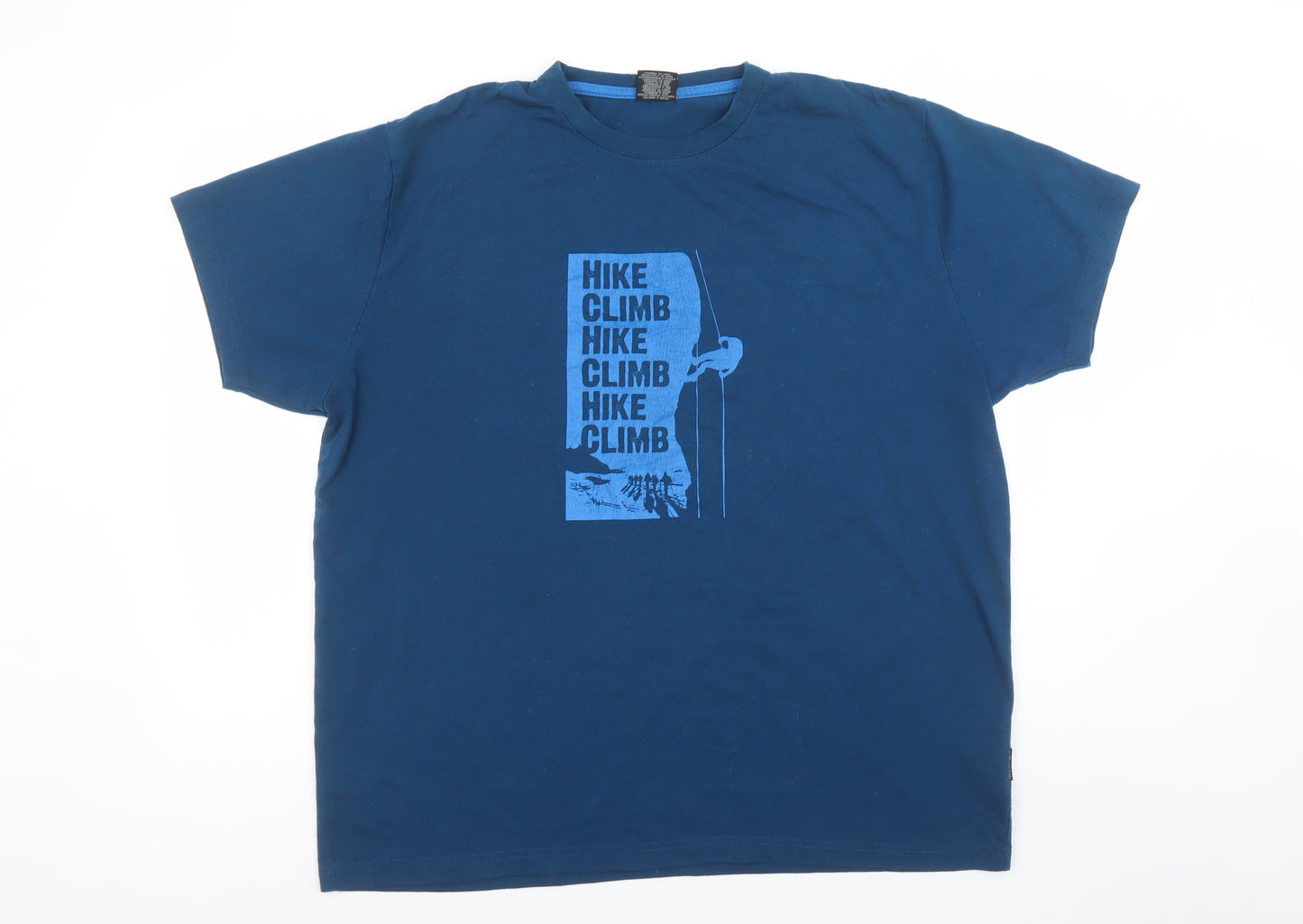 Trespass Men's Blue 2XL Outdoor Graphic Cotton T-Shirt