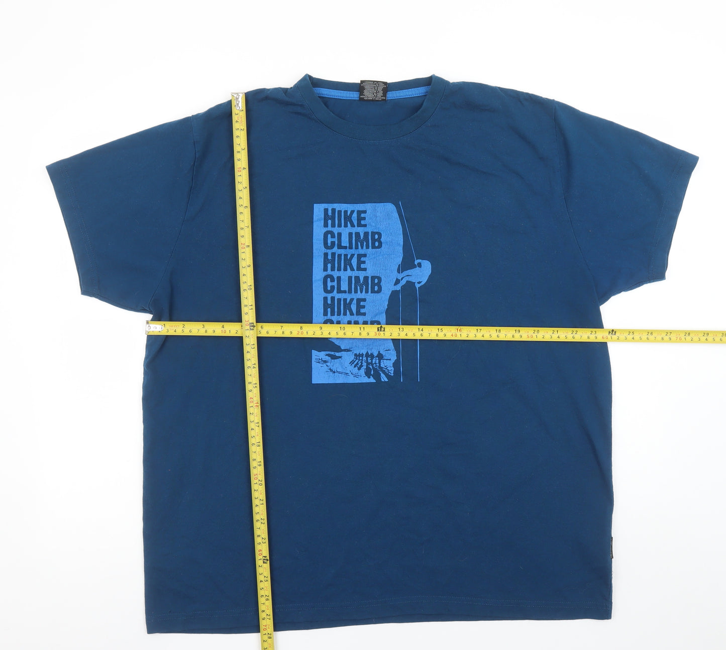Trespass Men's Blue 2XL Outdoor Graphic Cotton T-Shirt