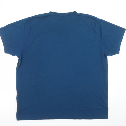 Trespass Men's Blue 2XL Outdoor Graphic Cotton T-Shirt