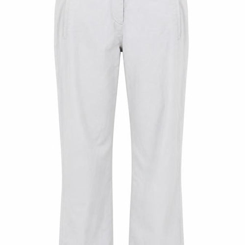 Great Plains Women Grey Cotton Stretch Chino Trousers Size 10