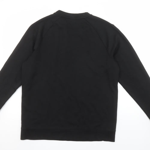 BOSS Mens Black Crew Neck Sweatshirt Medium Regular Fit