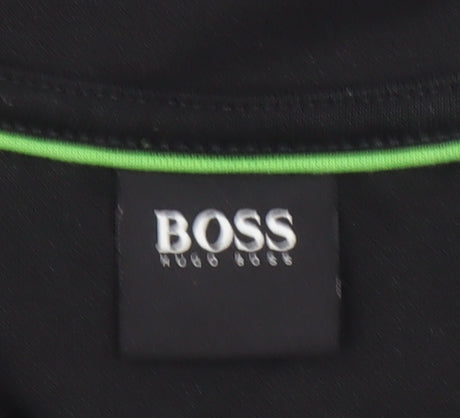 BOSS Mens Black Crew Neck Sweatshirt Medium Regular Fit