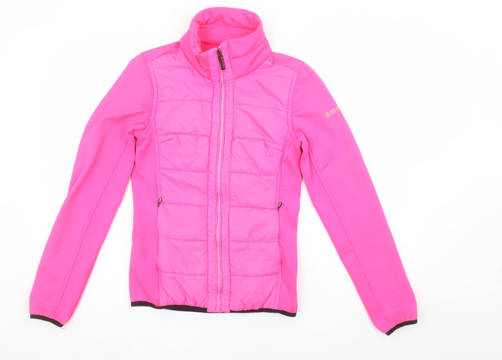 Hi-Tec Womens Pink XS Softshell Puffer Jacket