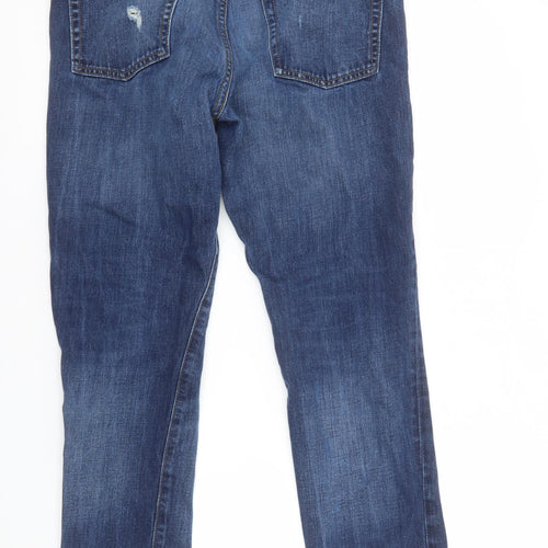 Gap 1969 Men's Blue Skinny Distressed Jeans Size 32x30