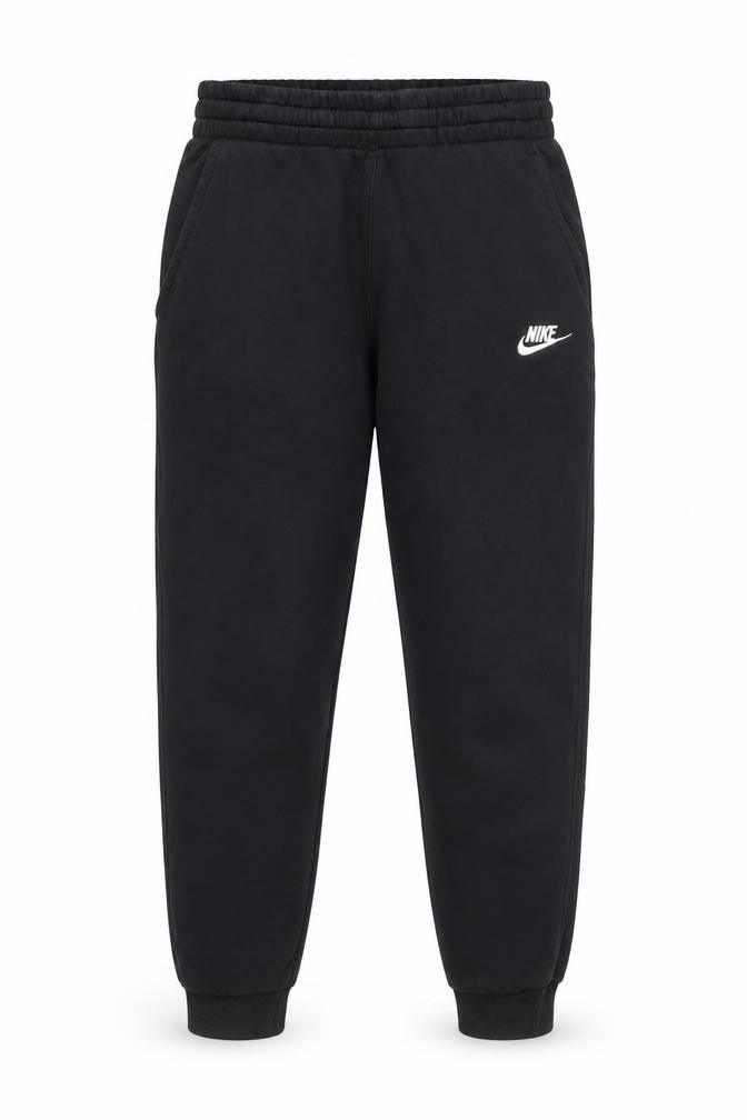 Nike Boys Black Jogger Sweatpants L 147-158cm Cotton Fleece Casual Sportswear