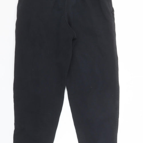Nike Boys Black Jogger Sweatpants L 147-158cm Cotton Fleece Casual Sportswear