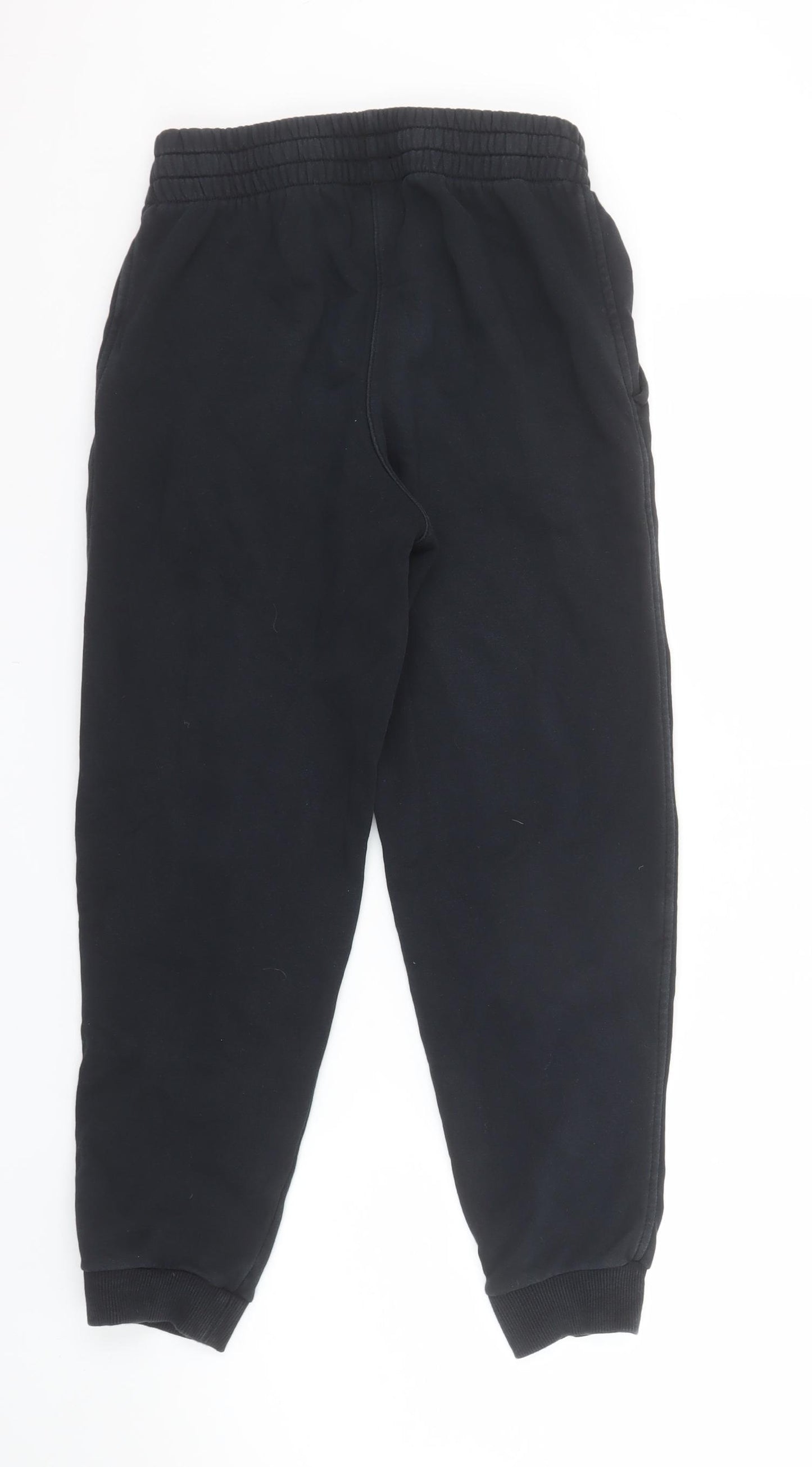 Nike Boys Black Jogger Sweatpants L 147-158cm Cotton Fleece Casual Sportswear
