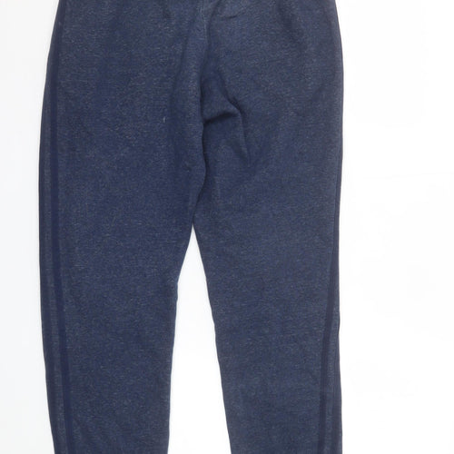 adidas Mens Blue Jogger Sweatpants Size S Elastic Waist Pockets