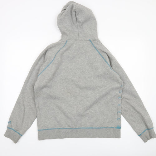 Everlast Women's Grey Blue NYC Bronx Sequin Hoodie Size 16