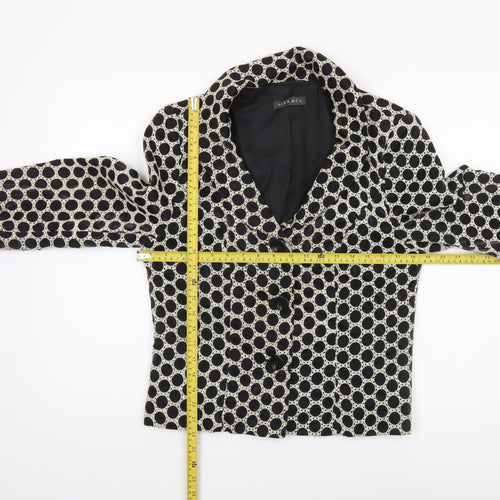Alex & Co. Women’s Black Polka Dot Lined Blazer UK 12 Classic Fit