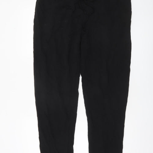 ASOS Women’s Black Jogger Cotton Blend Trousers UK 16