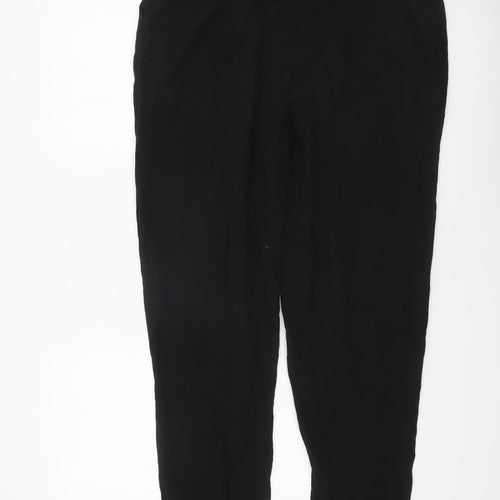 ASOS Women’s Black Jogger Cotton Blend Trousers UK 16