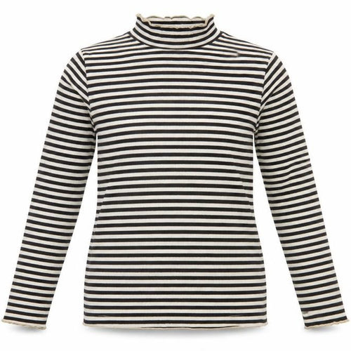 F&F Women’s Black Striped Roll Neck Long Sleeve Top Size 20