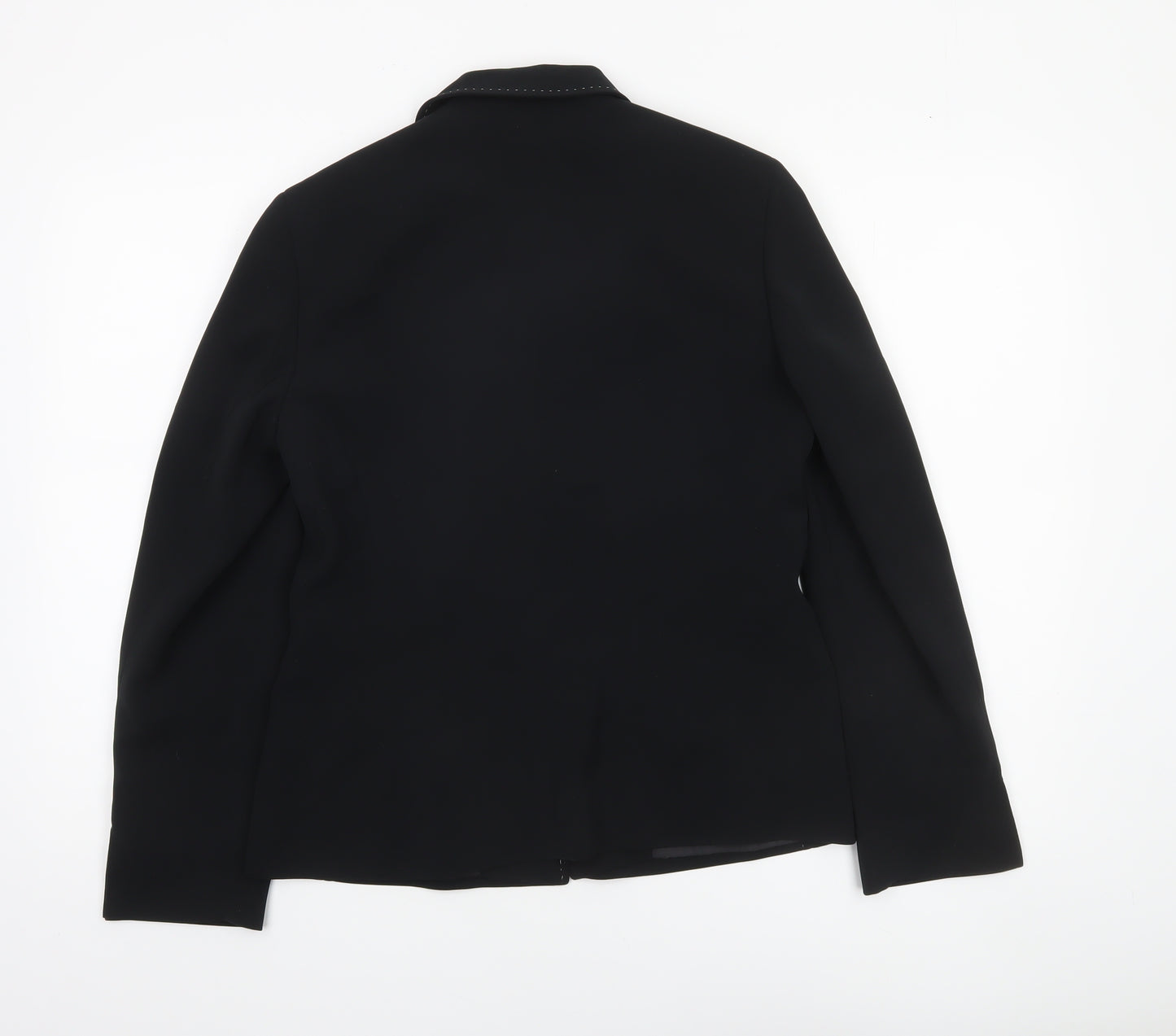Marks and Spencer Women Black Size 12 Classic Suit Jacket
