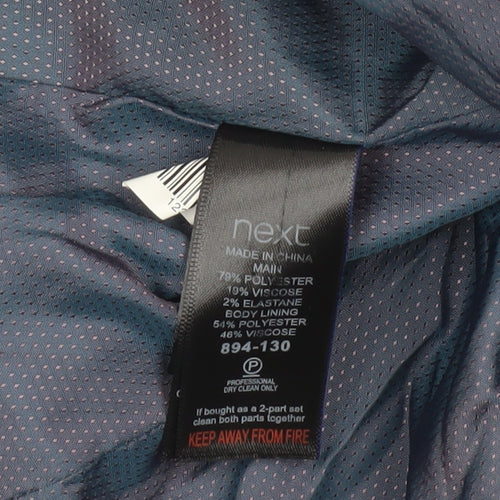 Next Women's Blue Size 10 Regular Single-Breasted Blazer