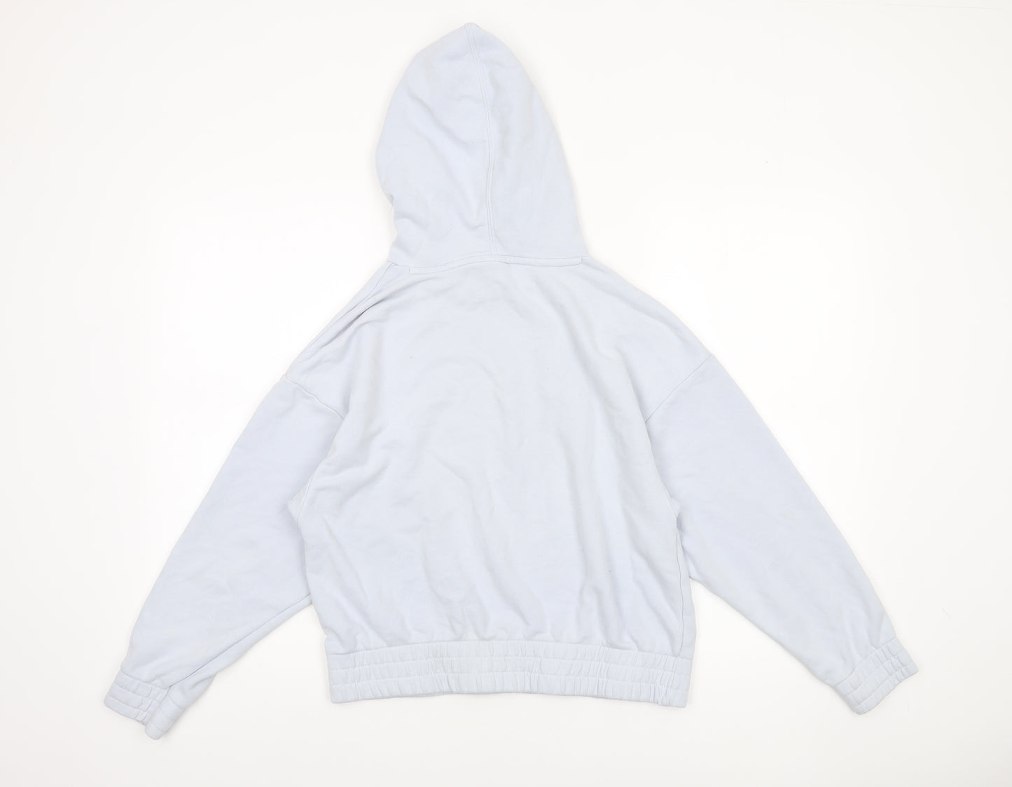 Puma Women’s Light Blue Pullover Hoodie Size Small Cotton Blend
