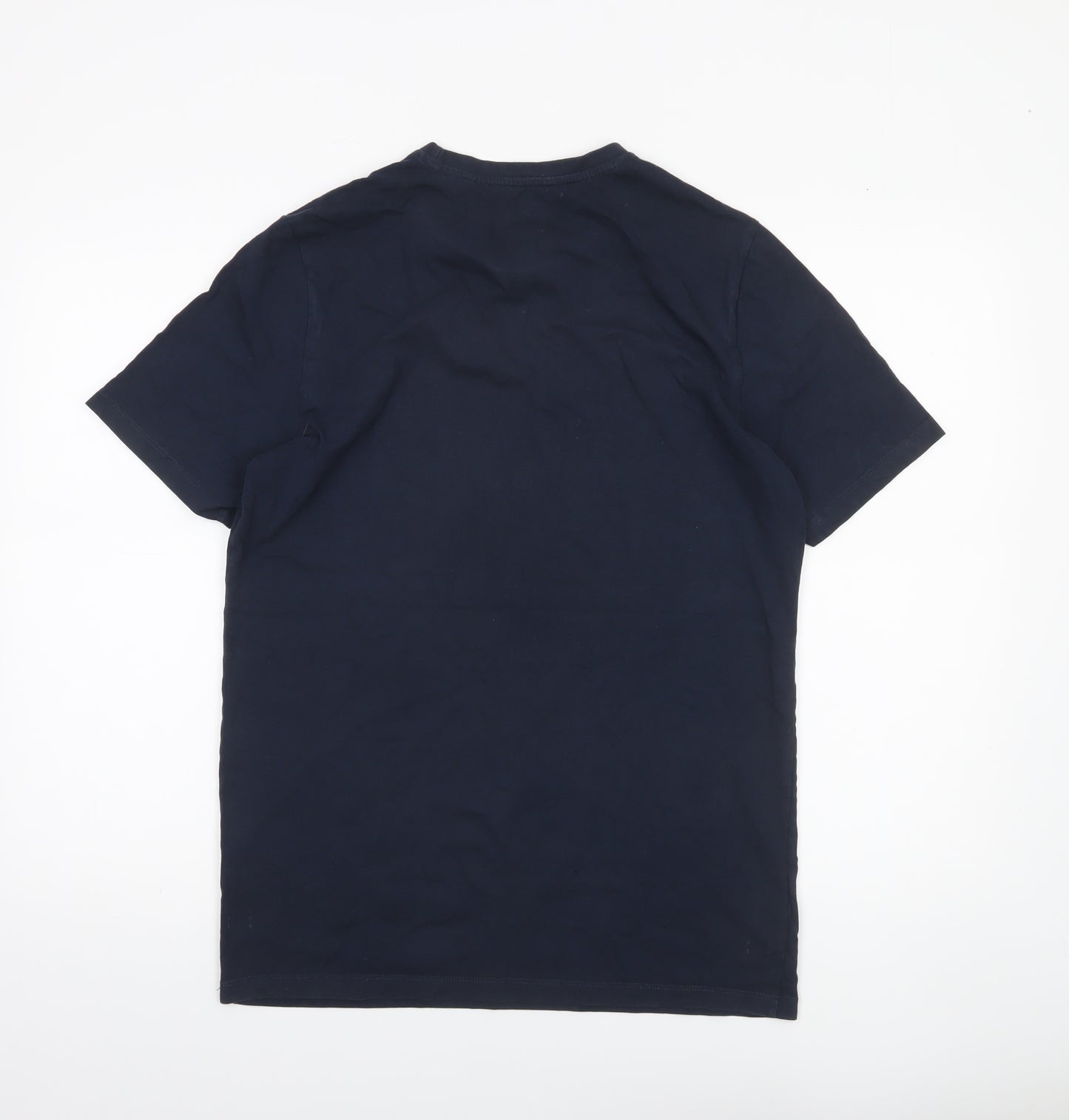 U.S. Athletic Men's Blue Expedition Graphic Cotton T-Shirt Medium