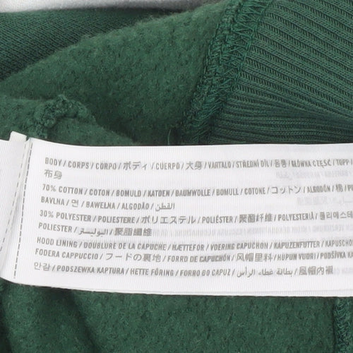 Hollister Men’s Green Pullover Hoodie XS Classic Embroidered Logo