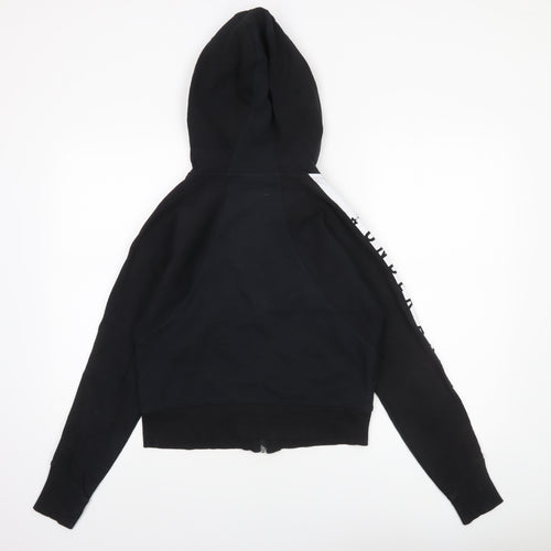 Under Armour Womens Black Full Zip Hoodie Size M Loose Fit Sportswear