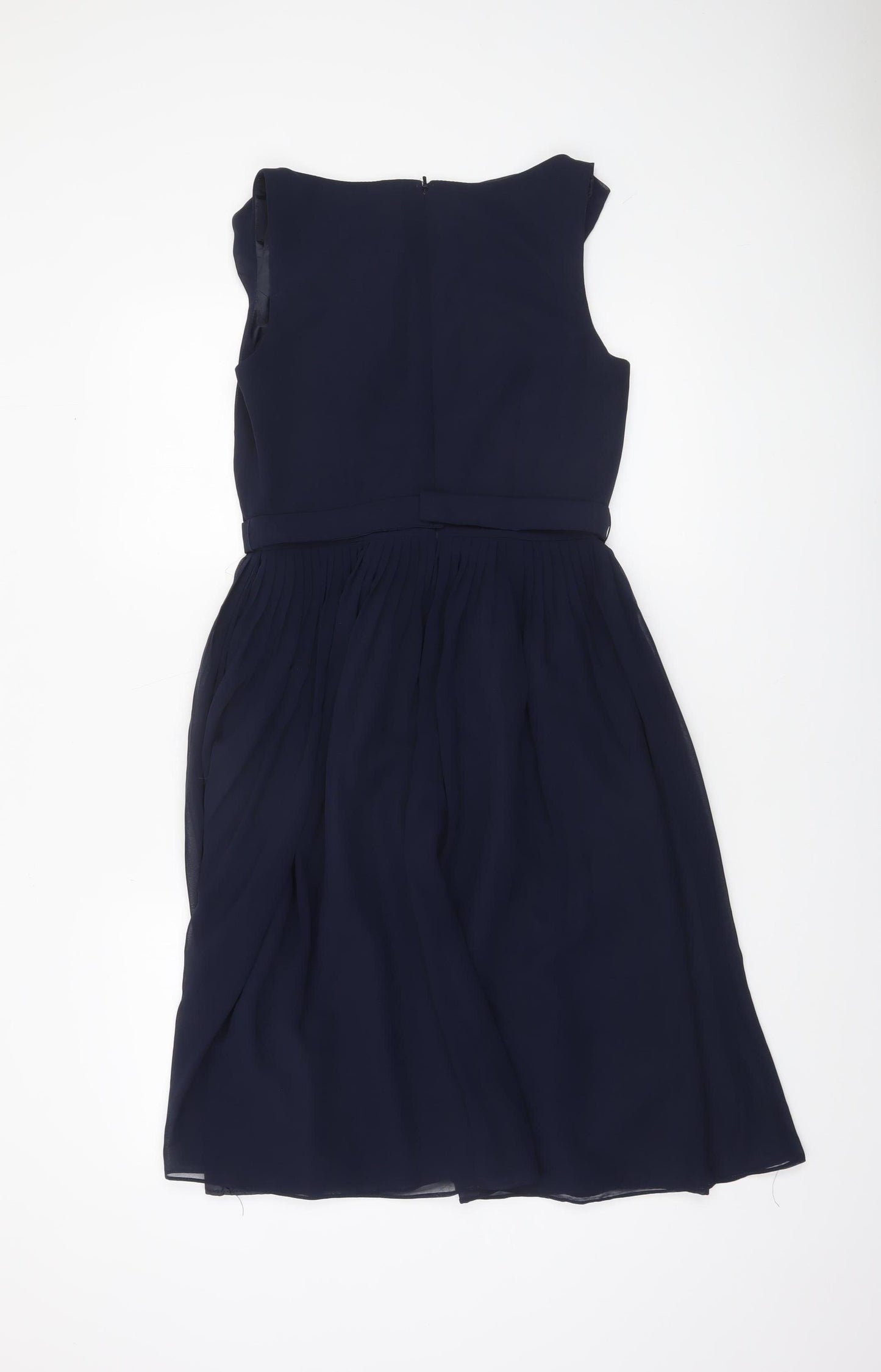 No.1 Jenny Packham Women Blue Size 10 Sleeveless Fit & Flare Dress