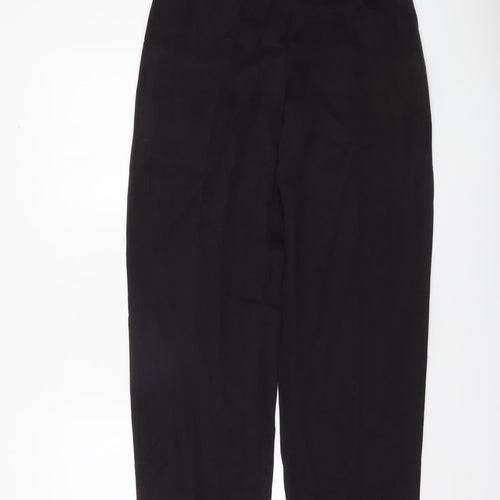 Windsmoor Women's Black Viscose Cupro Formal Trousers Size 10