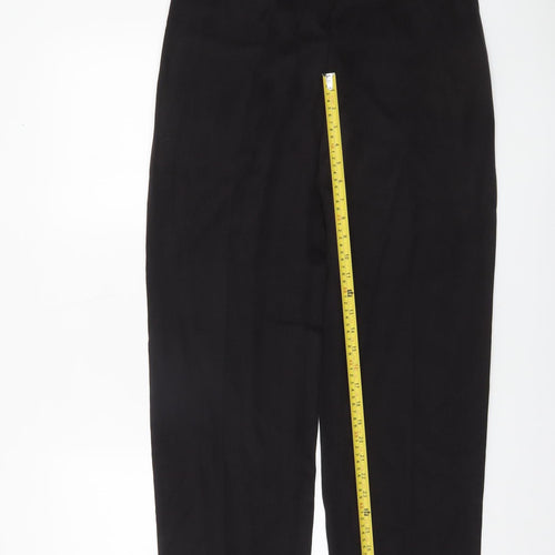 Windsmoor Women's Black Viscose Cupro Formal Trousers Size 10