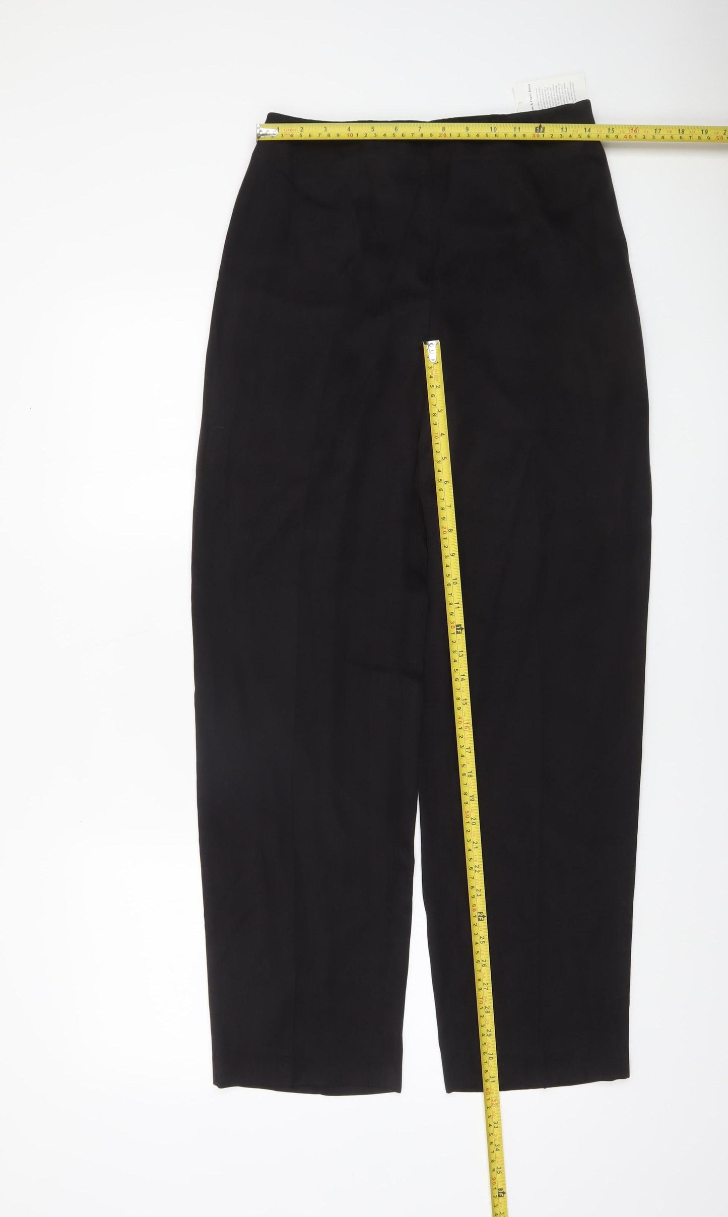 Windsmoor Women's Black Viscose Cupro Formal Trousers Size 10