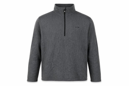 C9 Champion Men's Grey 1/4 Zip Fleece Pullover Top Size L