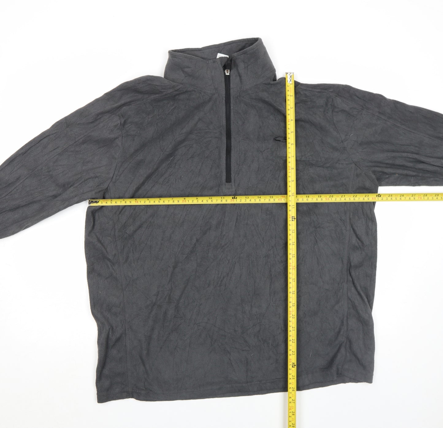 C9 Champion Men's Grey 1/4 Zip Fleece Pullover Top Size L