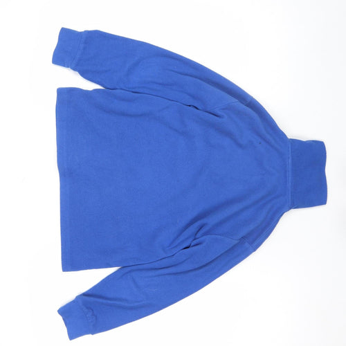 Spotty Otter Boys Blue 5-6 Years Fleece 1/4 Zip Activewear Jacket
