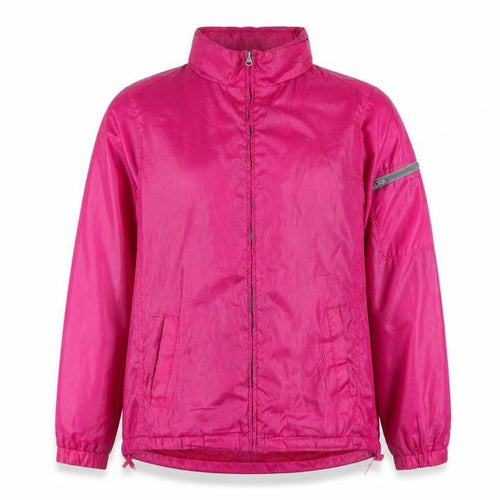 Faded Glory Women’s Pink Windbreaker Jacket Size L (12-14) Lightweight