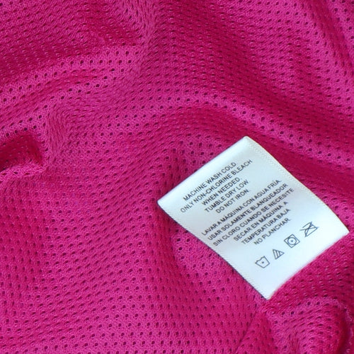 Faded Glory Women’s Pink Windbreaker Jacket Size L (12-14) Lightweight