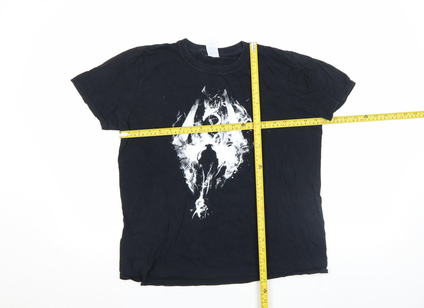 Gildan Women’s Black Graphic T-Shirt Size M Softstyle Cotton