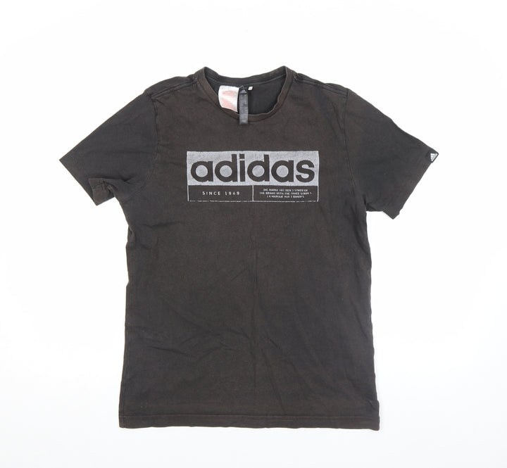 Adidas Women’s Black Short Sleeve Cotton T-Shirt Size 14