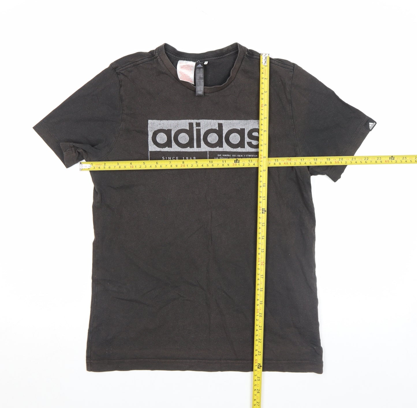 Adidas Women’s Black Short Sleeve Cotton T-Shirt Size 14