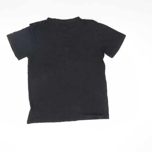Jordan Boys Black Nike Air Graphic T-Shirt 13-15 Years XL Short Sleeve